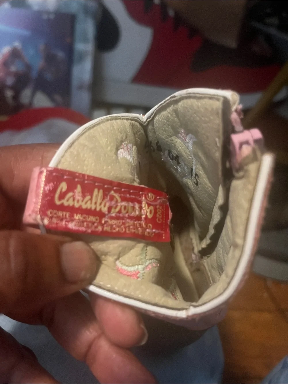 Kids' Western Pull-On Boots in Pink and Brown-Mexico made